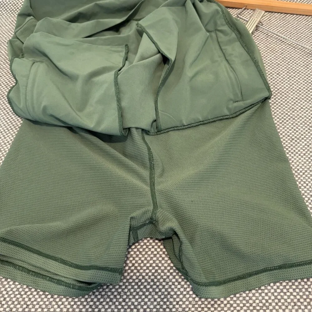 Athleta Brooklyn Skort Women’s 4  Green Pull On Pockets Golf Activewear Pockets